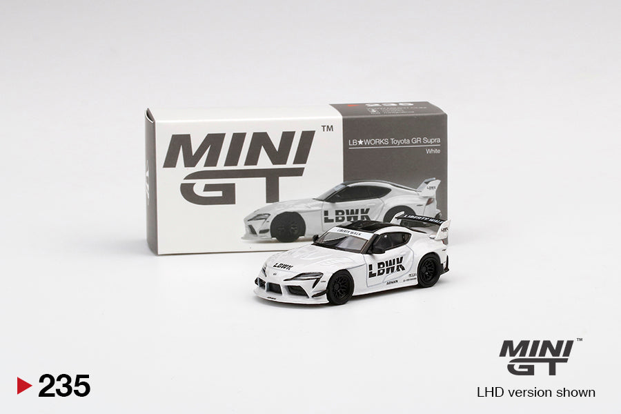 MINI GT MGT00235-R 1/64 LB☆WORKS GR スープラ ホワイト(右