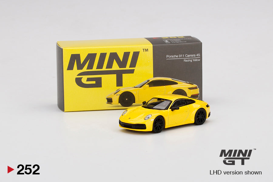 MINI GT MGT00252-R 1/64 ポルシェ 911(992) カレラ 4S レーシング