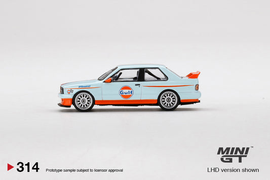 MINI GT MGT00314-MJ 1/64 BMW M3 (E30) ガルフ(左ハンドル)北米限定