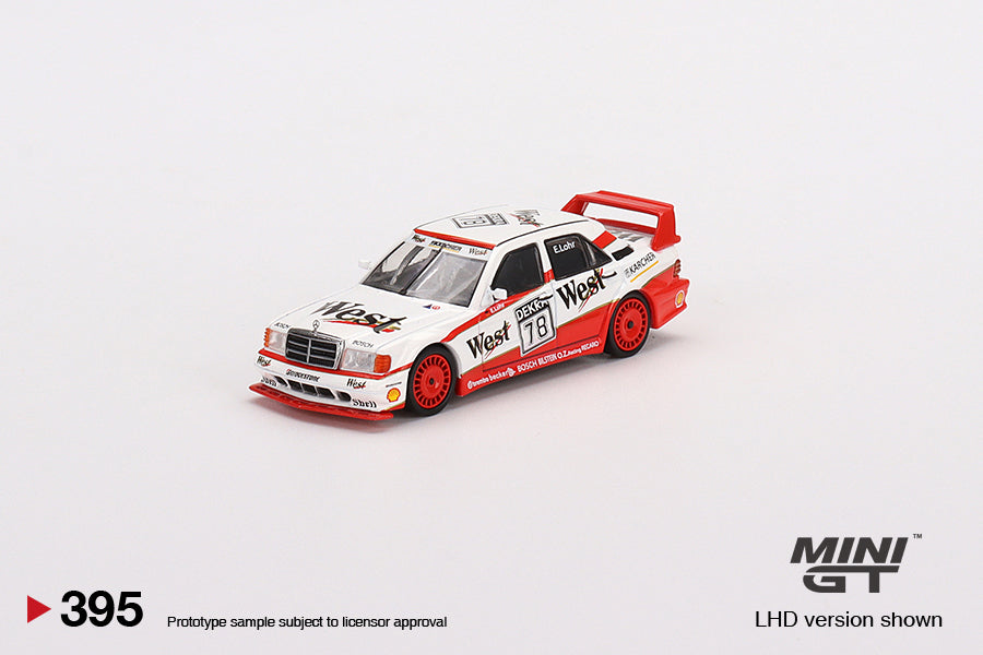 MINI GT MGT00395-L 1/64 メルセデス ベンツ 190E 2.5-16 エボリューション II DTM 1991 #78 Lohr(左ハンドル)