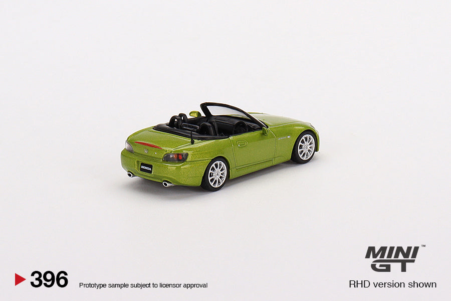 MINI GT MGT00396-R 1/64 Honda S2000 (AP2) ライムグリーンメタリック(右ハンドル)