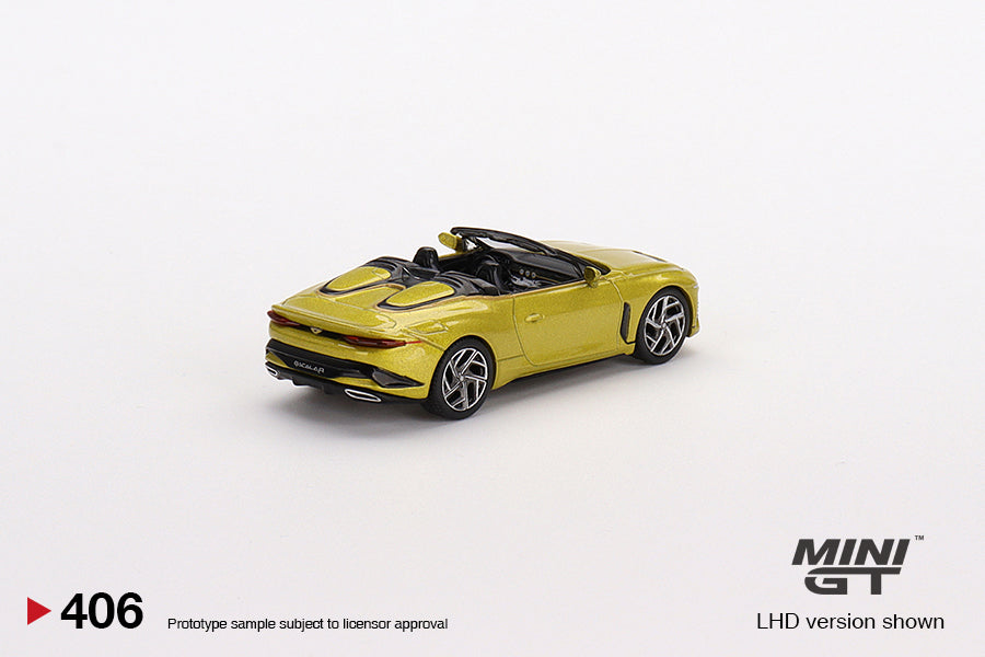 MINI GT MGT00406-L 1/64 ベントレー マリナー バカラル イエローフレイム(左ハンドル)