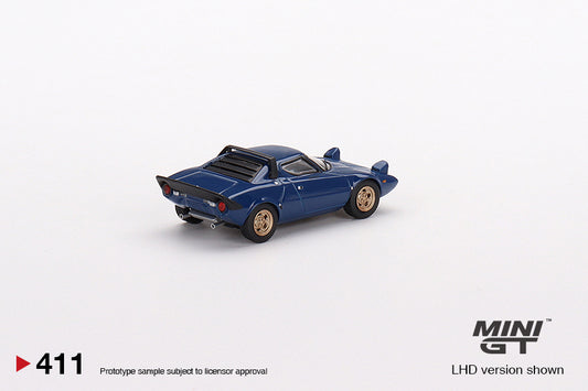 MINI GT MGT00411-L 1/64 ランチア ストラトス HF ストラダーレ Bleu Vincennes(ブルー)(左ハンドル)