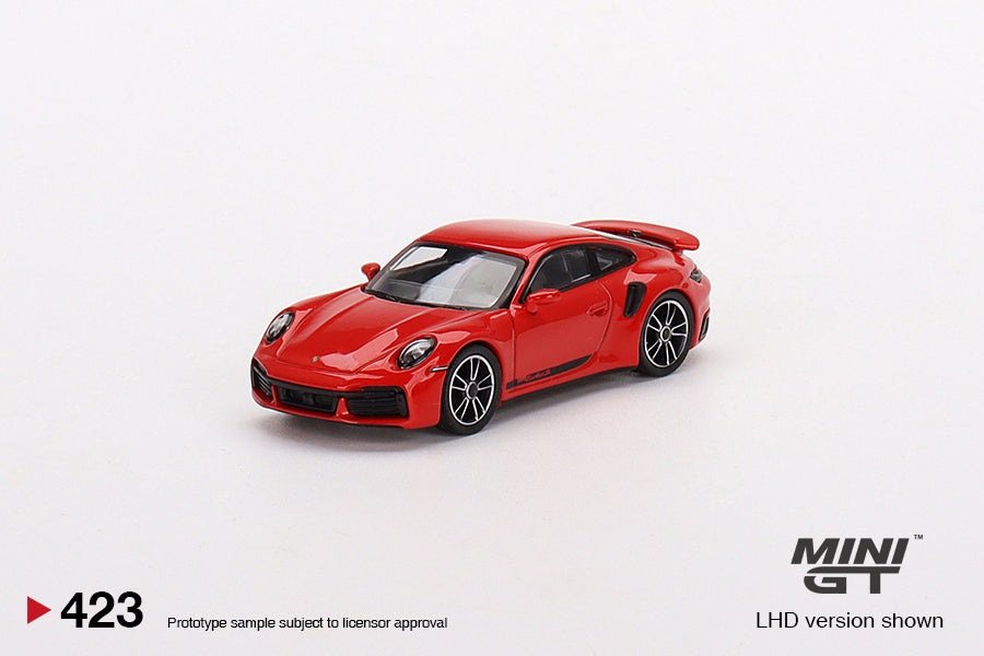 MINI GT MGT00423-R 1/64 ポルシェ 911 ターボ S ガーズレッド(右 ...