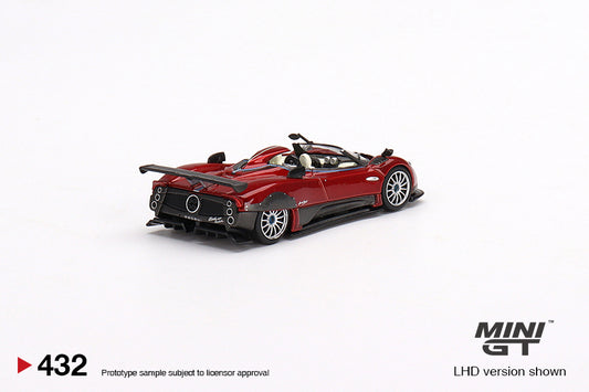 MINI GT MGT00432-L 1/64 パガーニ ゾンダ HP バルケッタ ロッソ ドバイ(左ハンドル)