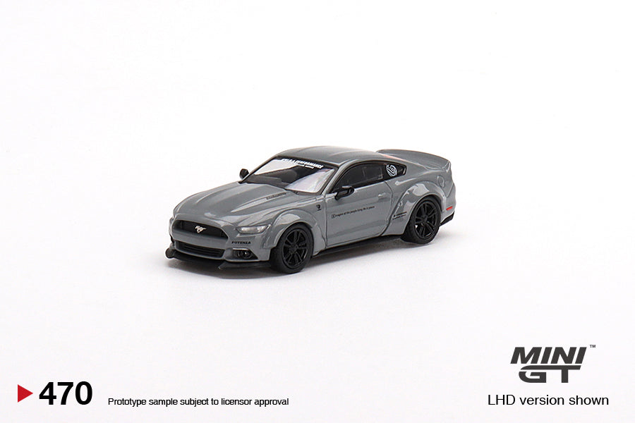 MINI GT MGT00470-R 1/64 LB☆WORKS フォード マスタング GT グレー(右