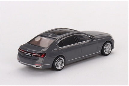 MINI GT MGT00515-L 1/64 BMW 750Li xDrive ベルニーナグレー アンバーエフェクト(左ハンドル)
