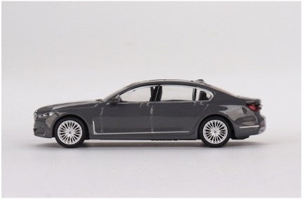 MINI GT MGT00515-L 1/64 BMW 750Li xDrive ベルニーナグレー アンバーエフェクト(左ハンドル)
