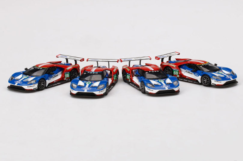 MINI GT MGTS0001 1/64 フォード GT LMGTE PRO ル・マン24時間 2016 フォードチップガナッシチーム4台セット