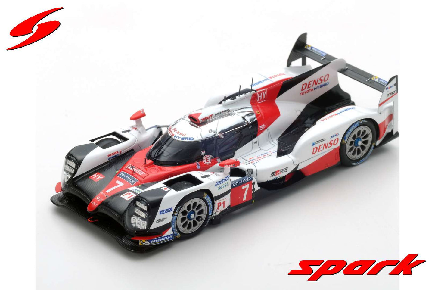 Spark S5803 1/43 TOYOTA TS050 Hybrid No.7 Le Mans 2017 TOYOTA GAZOO Racing M. Conway - K. Kobayashi - S. Sarrazin