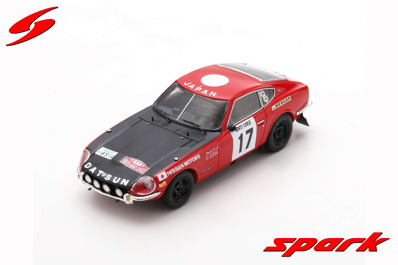 取寄せ品】Spark S6285 1/43 Datsun 240Z No.17 9th Rally Monte Carlo