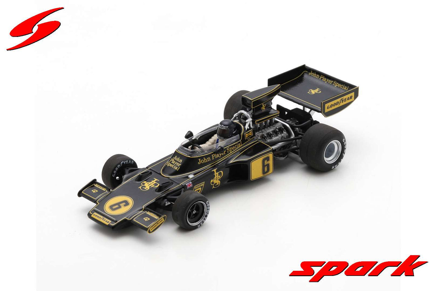 Spark S7297 1/43 Lotus 72E No.6 2nd Spanish GP 1975 Jacky Ickx