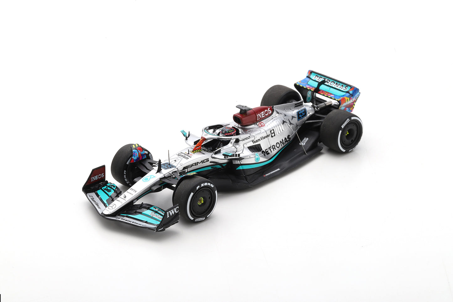 Spark S8537 1/43 Mercedes-AMG Petronas F1 W13 E Performance No.63 Mercedes-AMG Petronas F1 Team Miami GP 2022 George Russell
