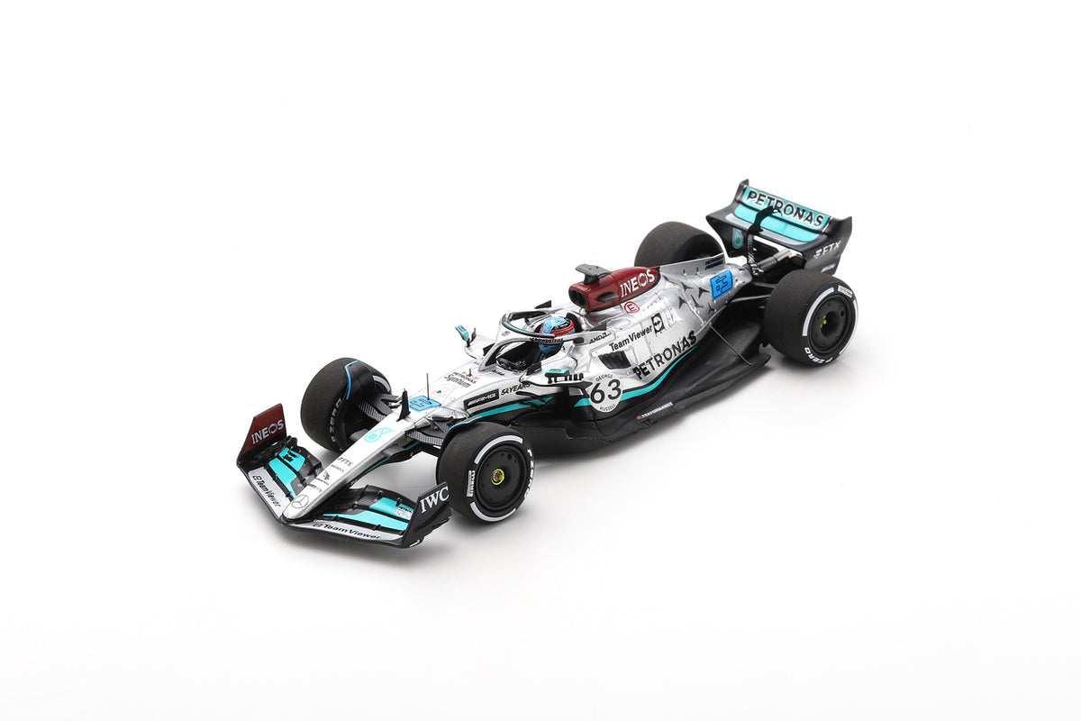 Spark S8546 1/43 Mercedes-AMG Petronas F1 W13 E Performance No.63 Mercedes-AMG Petronas F1 Team 4th Belgian GP 2022 George Russell