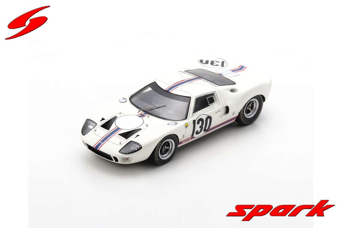 Spark S9222 1/43 Ford GT40 No.130 5th Targa Florio 1967 H. Greder - J-M. Giorgi
