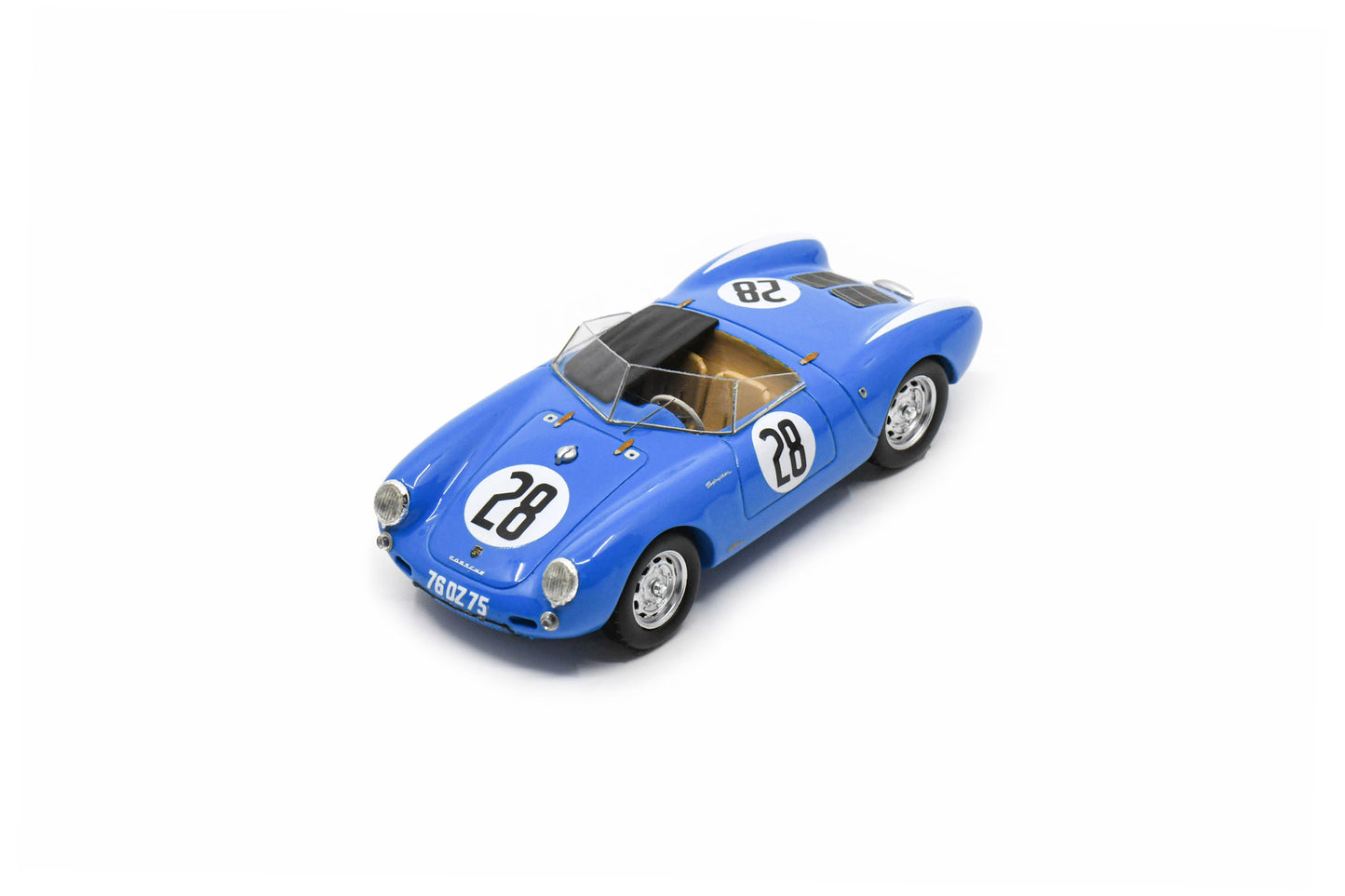 Spark S9718 1/43 Porsche 550 No.28 24H Le Mans 1956C. Storez - H. Polensky