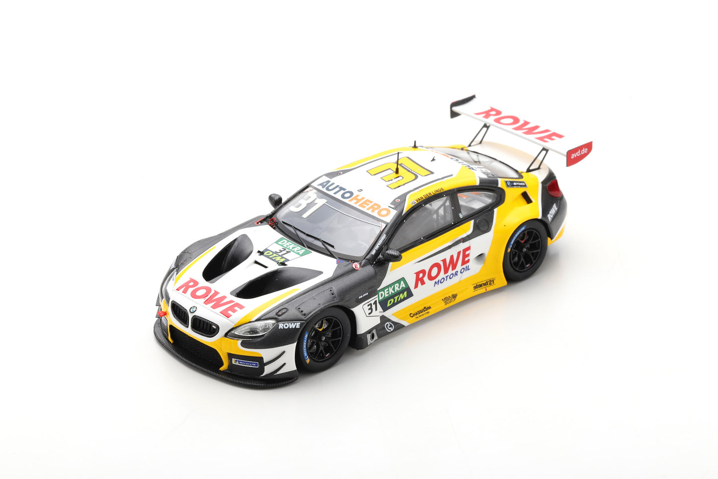 Spark SG801 1/43 BMW M6 GT3 No.31 ROWE RACING DTM 2021 Sheldon van der Linde