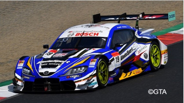 Spark SGT027 1/43 WedsSport ADVAN GR Supra No.19 TGR TEAM WedsSport BANDOH GT500 SUPER GT 2022 Yuji Kunimoto - Sena Sakaguchi