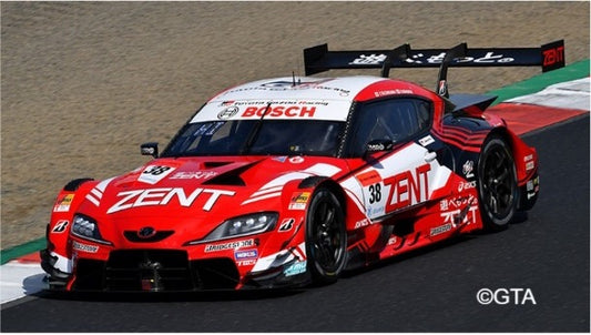 Spark SGT032 1/43 ZENT CERUMO GR Supra No.38 TGR TEAM ZENT CERUMO GT500 SUPER GT 2022 Yuji Tachikawa - Hiroaki Ishiura