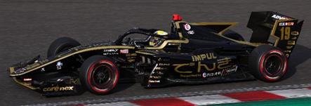 Spark SJ120 1/43 SF19 No.19 carenex TEAM IMPUL TRD 01F Super Formula 2022