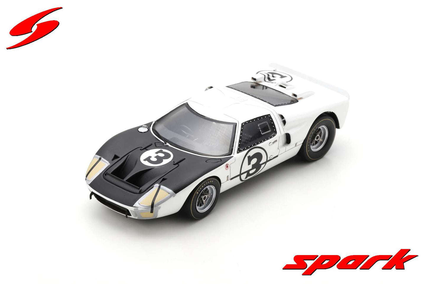 Spark US255 1/43 Ford GT40 Mk2 No.3 2th 12H Sebring 1966 W. Hansgen - M. Donohue