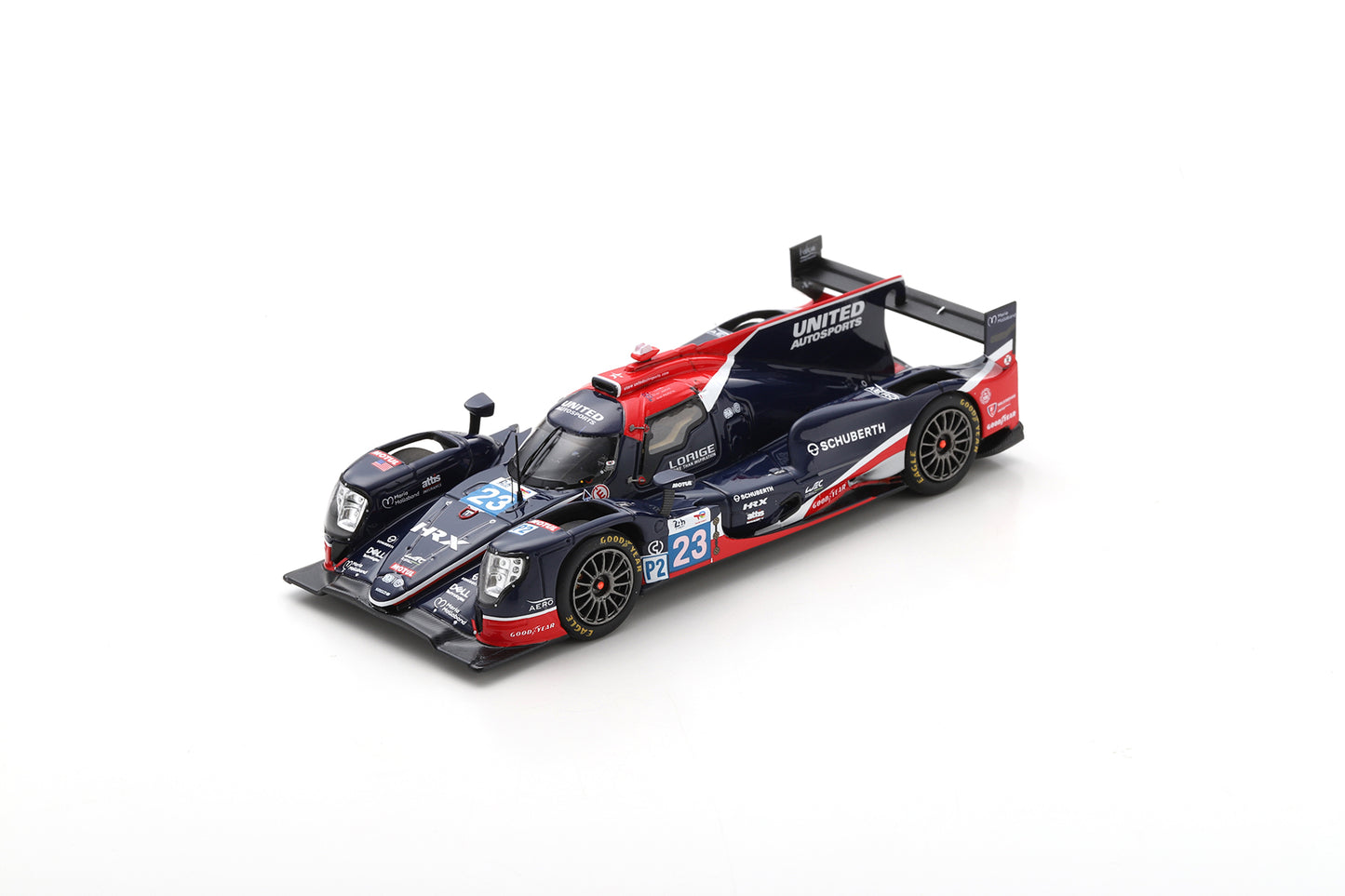 Spark Y266 1/64 Oreca 07 - Gibson No.23 United Autosports USA 10th 24H Le Mans 2022 A. Lynn - O. Jarvis - J. Pierson
