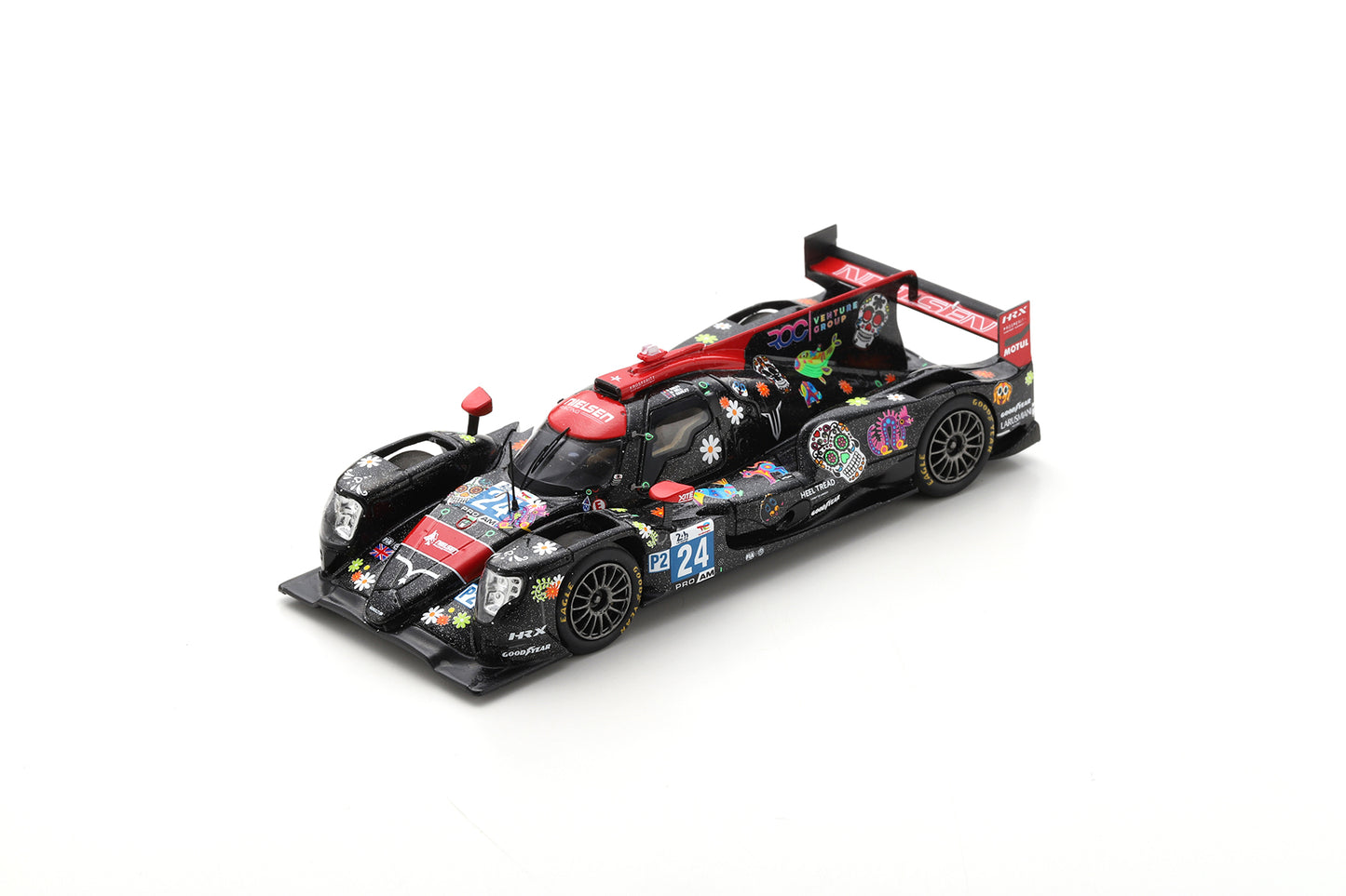 Spark Y267 1/64 Oreca 07 - Gibson No.24 Nielsen Racing 24H Le Mans 2022 R. Sales - M. Bell - B. Hanley