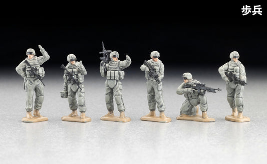 【2026年12月発売予定】 TOMYTEC ARSENIA64 1/64 [AS006] 戦闘車両情景セット (UCPグレー)