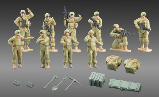 【2026年12月発売予定】 TOMYTEC ARSENIA64 1/64 [AS007] 戦闘車両情景セット (OCPブラウン)