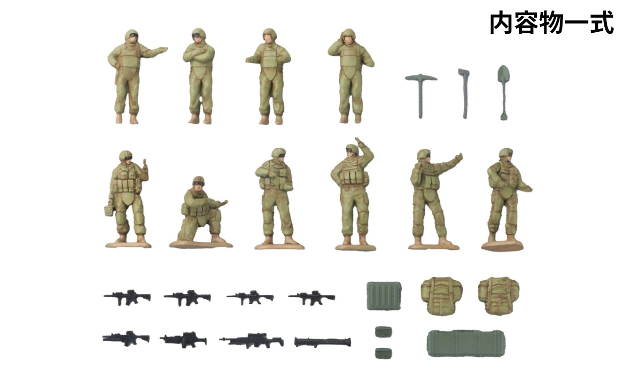 【2026年12月発売予定】 TOMYTEC ARSENIA64 1/64 [AS007] 戦闘車両情景セット (OCPブラウン)