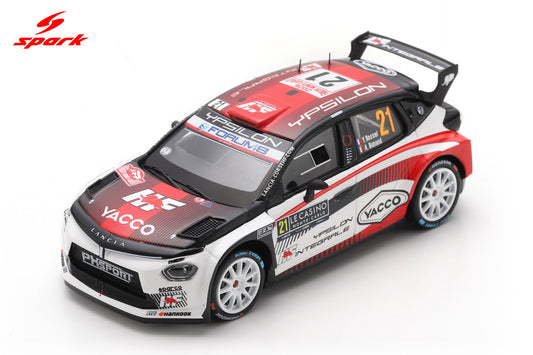 Spark S6923 1/43 LANCIA Ypsilon HF No.21 LANCIA CORSE HF Monte Carlo Rally 2026Y. Rossel - A. Dunand