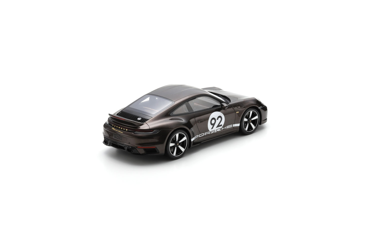 Schuco 12U00004 1/12 Porsche 911 (992) Sport Classic - Macadamia Metallic with Heritage Design Package 2023