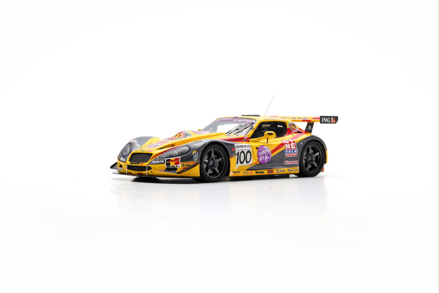 Spark 100SPA18 1/43 Gillet Vertigo Streiff No.100 Belgian Racing 24H Spa 2004 R. Kuppens – S. Ugeux – B. Leinders