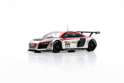 Spark 100SPA21 1/43 Audi R8 LMS No.111 Phoenix Racing 3rd 24H Spa 2009  H. Moser - M. Fässler - A. Margaritis - M. Basseng