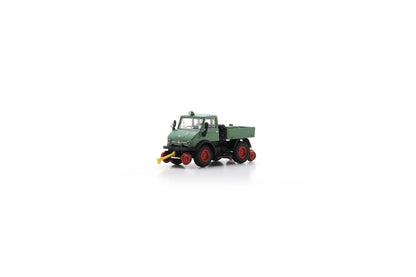 【2025年9月以降発売予定】 Schuco 87U00019 1/87 Unimog U406 Railroad-Version