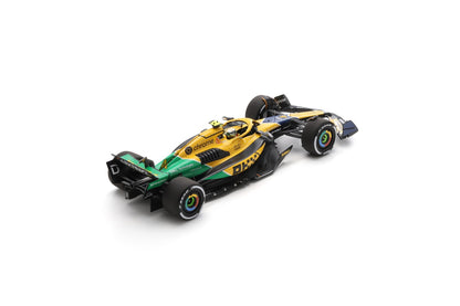 Spark 18S997 1/18 McLaren Formula 1 Team MCL38 No.4 4th Monaco GP 2024 Lando Norris
