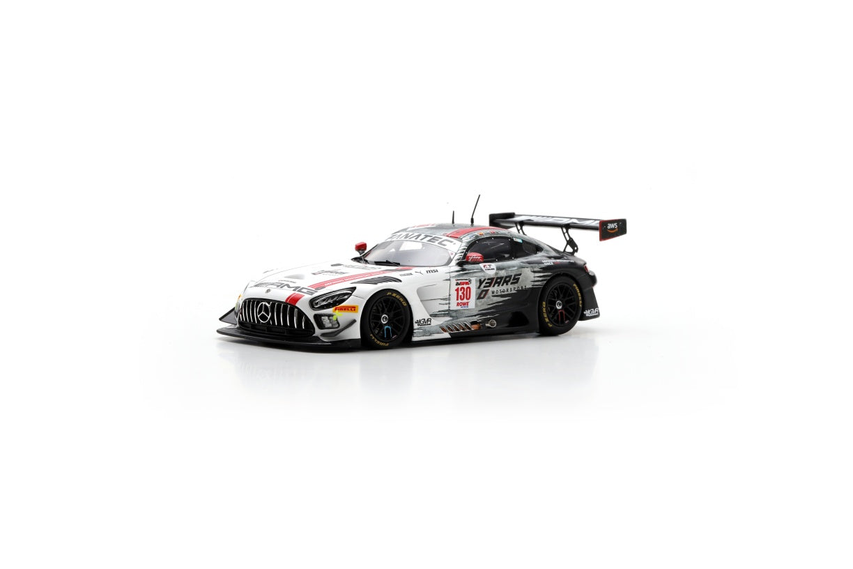 Spark SB822 1/43 Mercedes-AMG GT3 EVO No.130 Mercedes-AMG Team GruppeM Racing 24H Spa 2024 F. Vesti – D. Juncadella – R. Aron