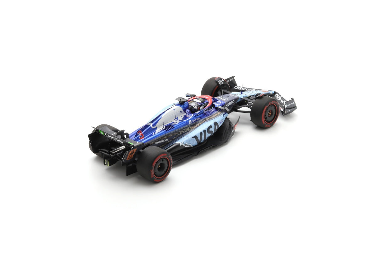 Spark 18S663 1/18 Visa Cash App RB Formula One Team VCARB 01 No.3 Singapore GP 2024 Daniel Ricciardo "Last Race"