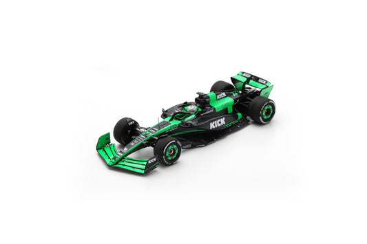 Spark S9549 1/43 Stake F1 Team Kick Sauber C44 No.77 Stake F1 Team Kick Sauber Abu Dhabi GP 2024 Valtteri Bottas "Last Race"