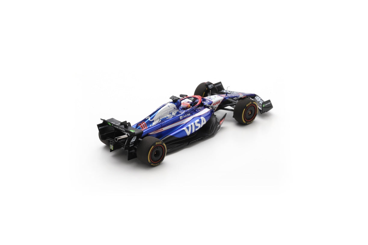 Spark S9558 1/43 Visa Cash App RB Formula One Team VCARB 01 No.30 9th US GP 2024 Liam Lawson