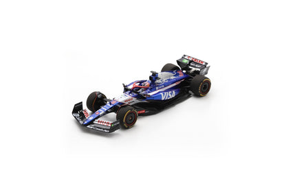 Spark S9558 1/43 Visa Cash App RB Formula One Team VCARB 01 No.30 9th US GP 2024 Liam Lawson