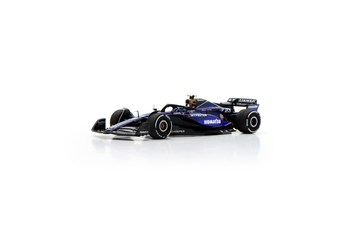 Spark S9559 1/43 Williams Racing FW46 No.23 US GP 2024 Alex Albon (100th Race)