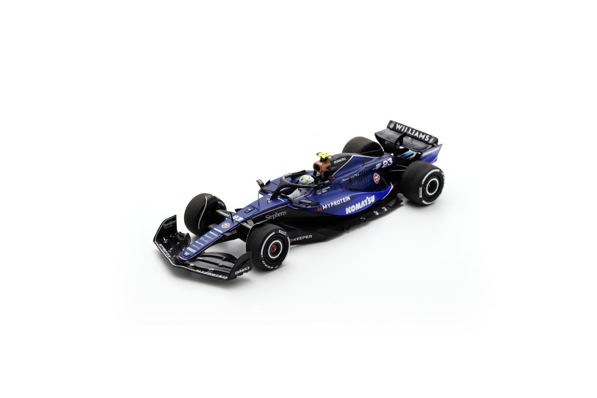 Spark S9559 1/43 Williams Racing FW46 No.23 US GP 2024 Alex Albon (100th Race)