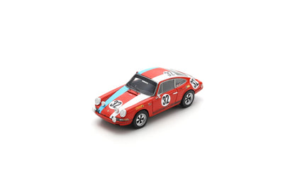 Spark 43SPA1968 1/43 Porsche 911 No.32 Winner 24H Spa 1968 W. Kauhsen - H. Kelleners - E. Kremer