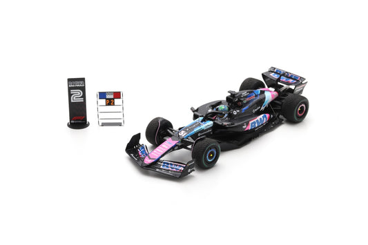 Spark S9551 1/43 BWT Alpine F1 Team A524 No.31 2nd Brazilian GP 2024 Esteban Ocon