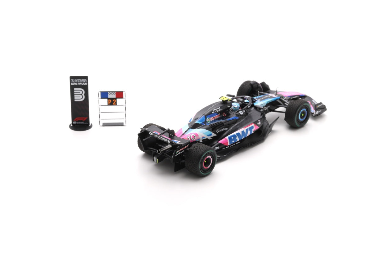 Spark S9552 1/43 BWT Alpine F1 Team A524 No.10 3nd Brazilian GP
