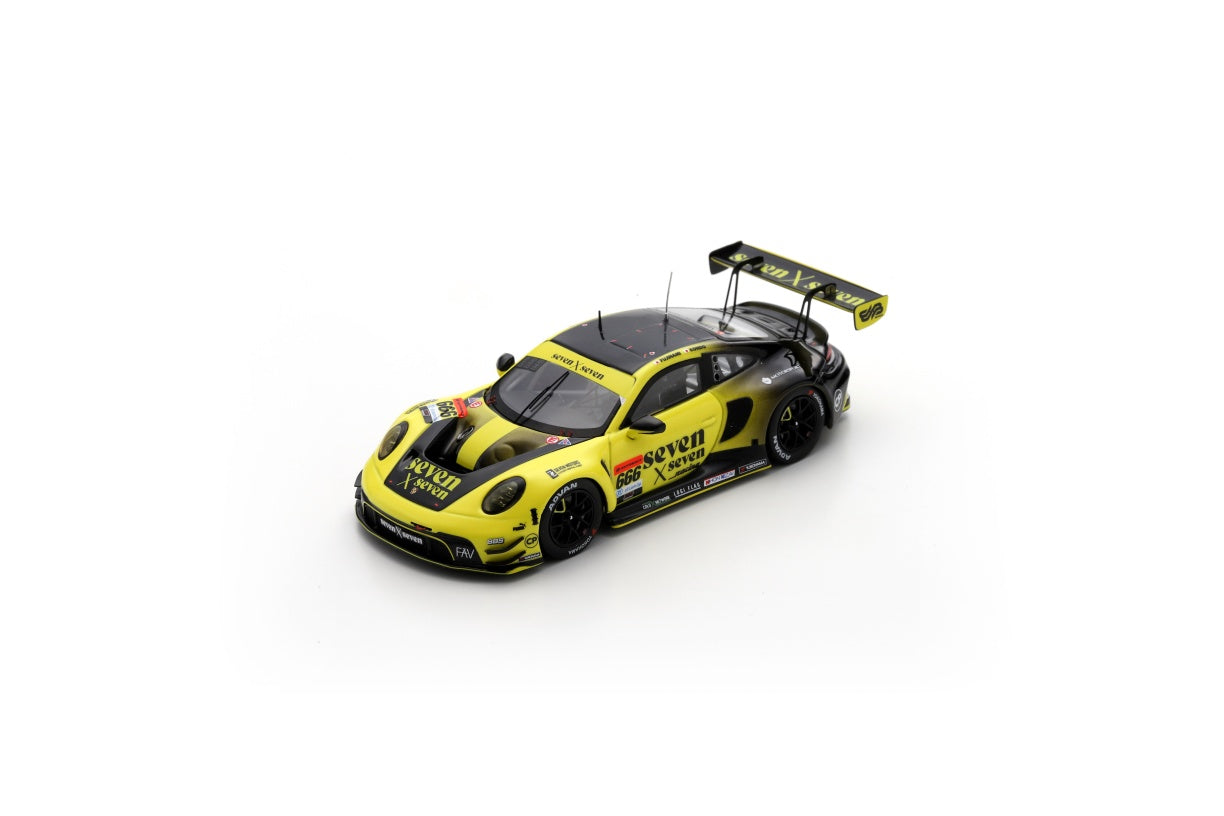 Spark 43SGT25666 1/43 seven x seven PORSCHE GT3R seven x seven Racing No.666 GT300 SUPER GT 2025 K. Fujinami - T. Kondo