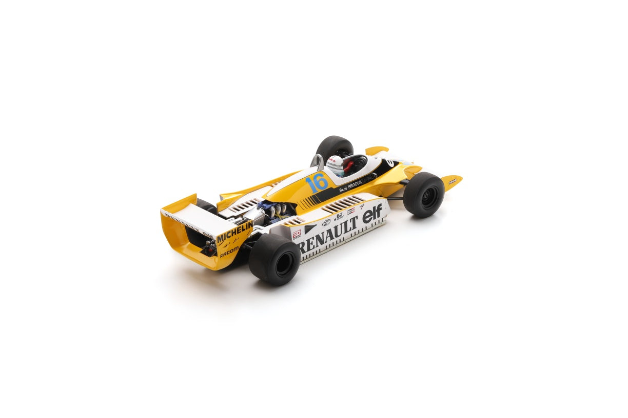 【2025年12月以降発売予定】 Spark 18S445 1/18 Renault RS12 No.16 3rd French GP 1979 René Arnoux