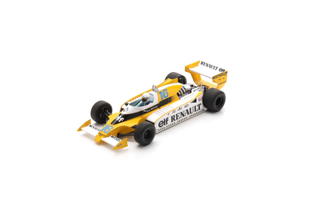 【2025年12月以降発売予定】 Spark 18S445 1/18 Renault RS12 No.16 3rd French GP 1979 René Arnoux