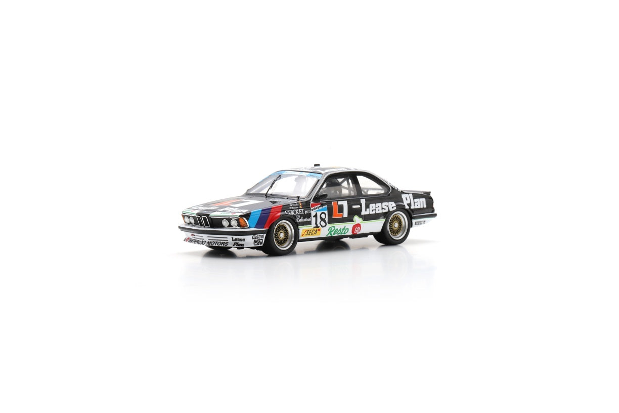 【2025年12月以降発売予定】 Spark SB672 1/43 BMW 635 Csi No.18 Waterloo Motor Lease Plan 24H Spa 1987 M. Duez - Ph. Verellen - P. Witmeur